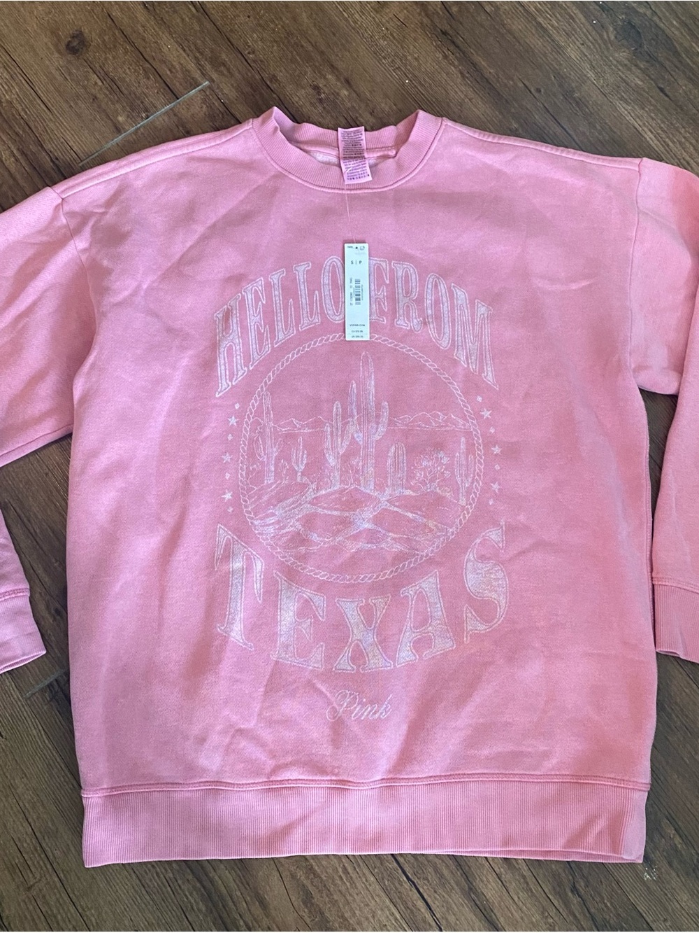 PINK Victoria's Secret Dusty Rose Logo Sweatshirt